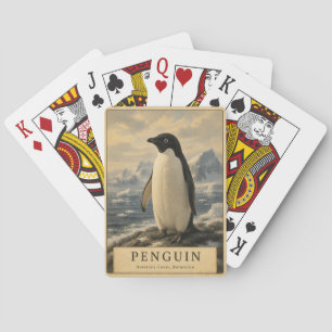 Jeu De Cartes Manchot côte antarctique VINTAGE
