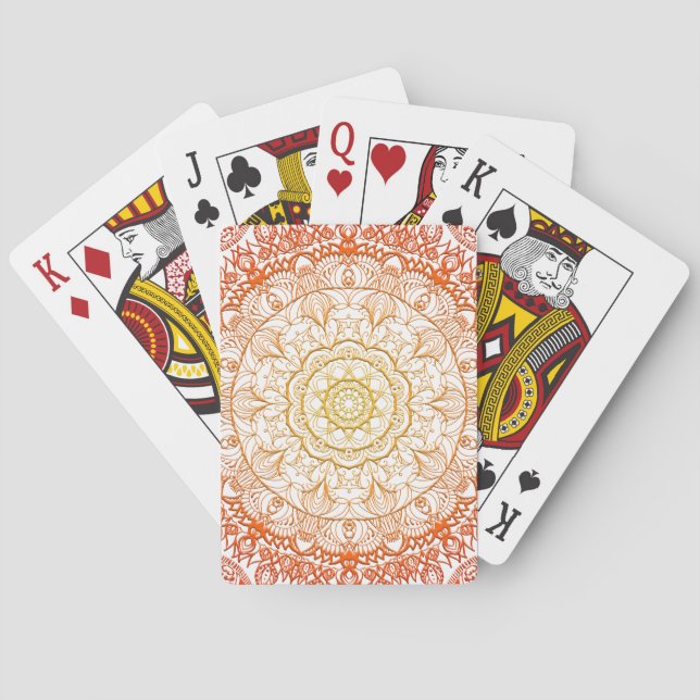 Jeu De Cartes Mandala (dos)