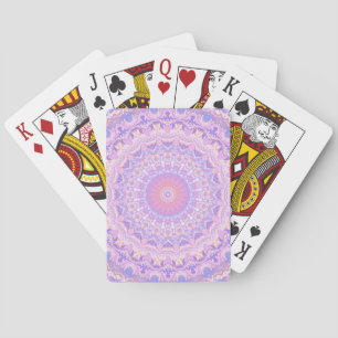 Jeu De Cartes Mandala bohème complexe aux couleurs psychédélique