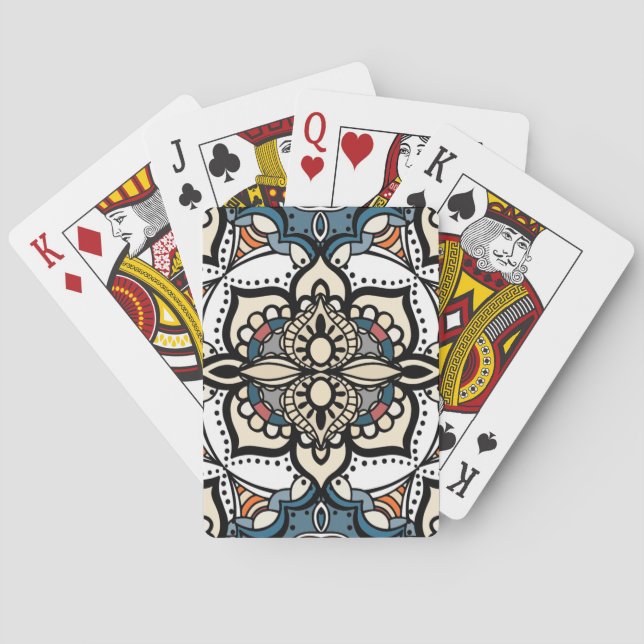 Jeu De Cartes Mandala Design Jouer aux cartes (dos)