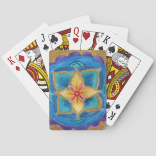 Jeu De Cartes Mandala Flower Classic Playing Cartes