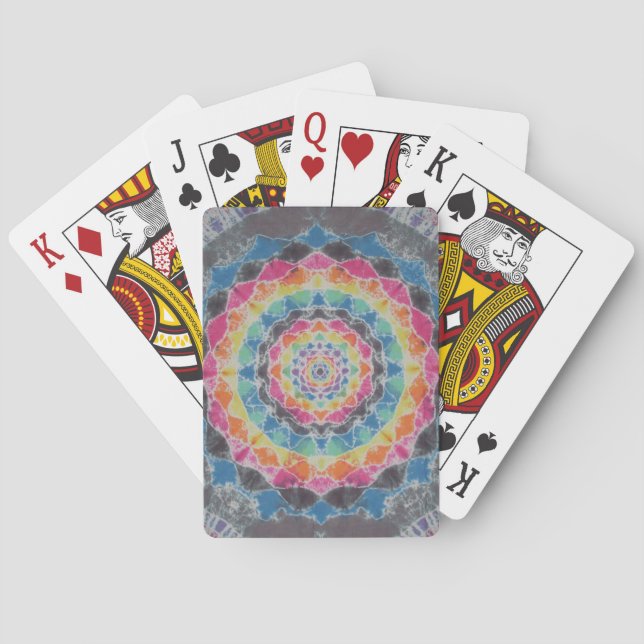 Jeu De Cartes Mandala Tie Dye Playing Cards (dos)