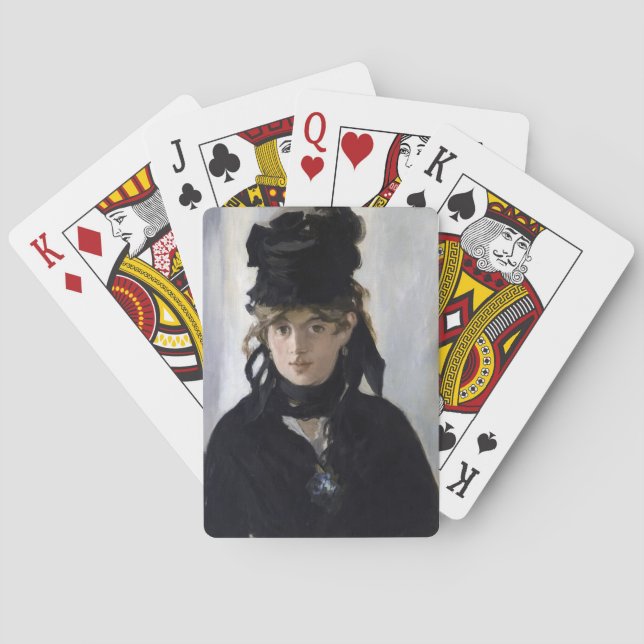 Jeu De Cartes Manet - Berthe Morisot with a bouquet of violets (dos)