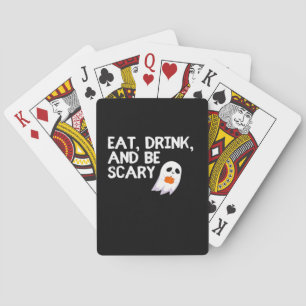 Jeu De Cartes Manger Boire Et Être Effrayant Esprit Moderne D'Ha