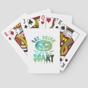 Jeu De Cartes Manger, boire et être effrayant Lumière d'Hallowee