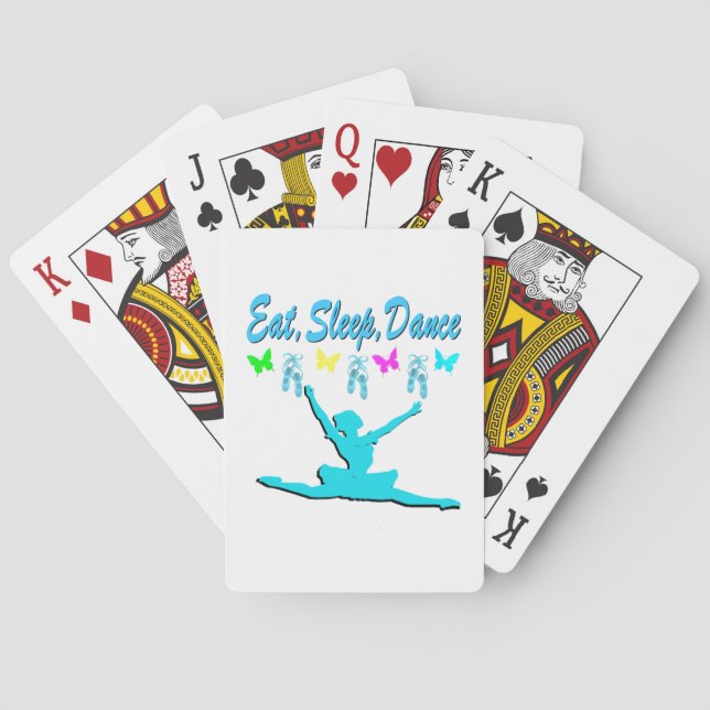 JEU DE CARTES MANGER, DORMIR, DANSE BALLERINA DESIGN (dos)
