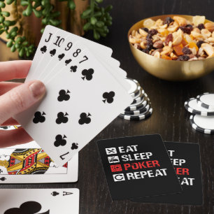 Jeu De Cartes Manger dormir poker répétition art de mot