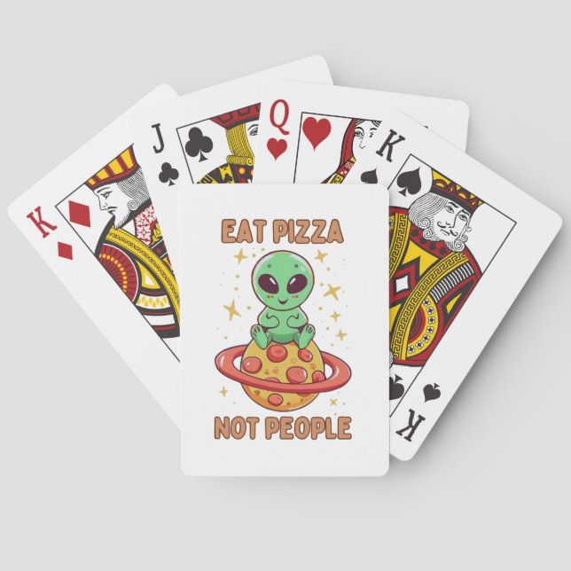 Jeu De Cartes Mangez de la pizza pas des gens (dos)