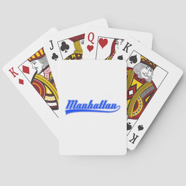 Jeu De Cartes Manhattan avec lave (dos)