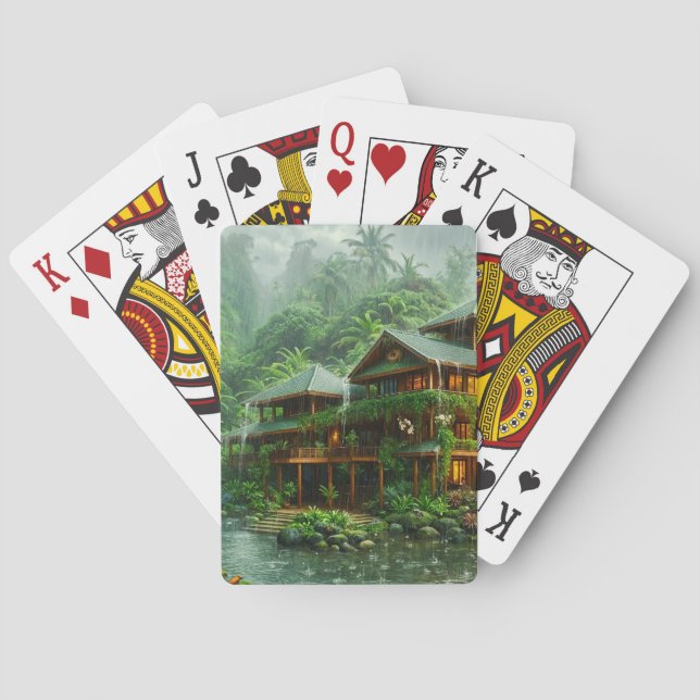 Jeu De Cartes Manoir de la Forêt Tropicale Humide (dos)
