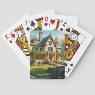 Jeu De Cartes Mansion du moment parfait capturé