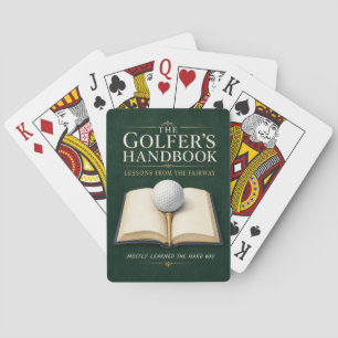 Jeu De Cartes Manuel de golf Cadeau amusant pour golfeur