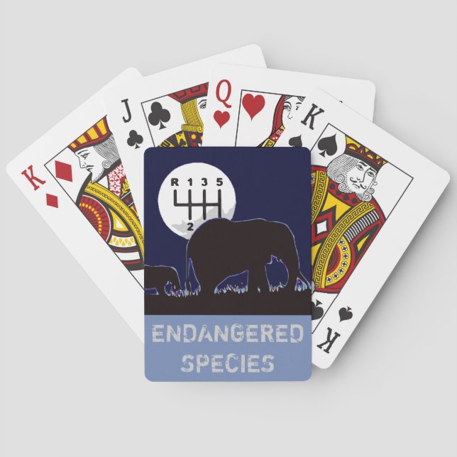 Jeu De Cartes MANUEL - En voie de disparition (dos)