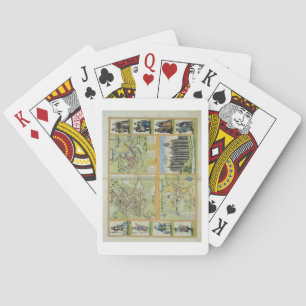 Jeu De Cartes Maps of York, Shrewsbury, Lancaster, et Richmond