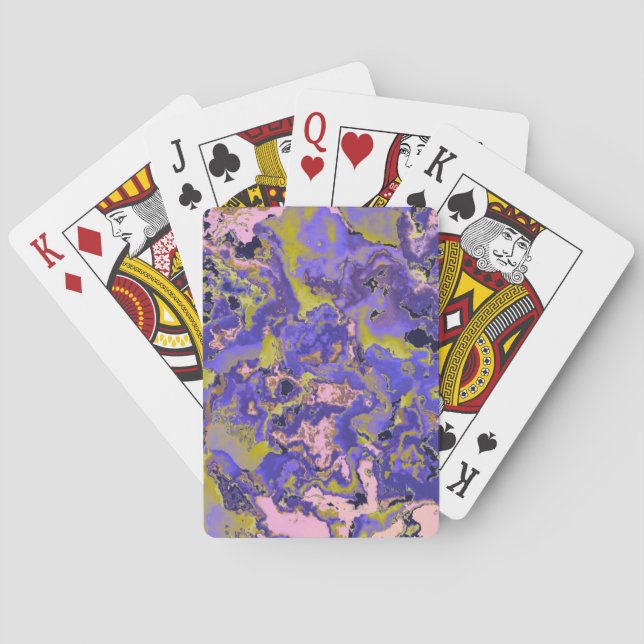 Jeu De Cartes Marbre Radioactif (dos)