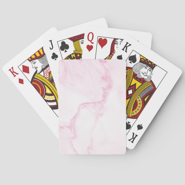 Jeu De Cartes Marbre rose (dos)