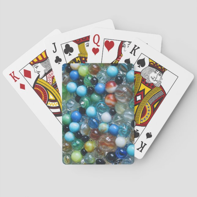 Jeu De Cartes Marbres de verre (dos)