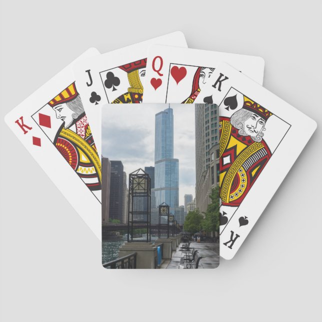 Jeu De Cartes Marche de Chicago River (dos)