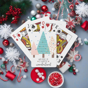 Jeu De Cartes Marcher dans une Wonderland d'hiver - Noël -