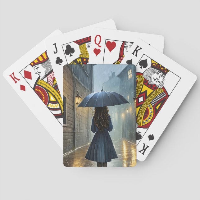 Jeu De Cartes Marcher sous la pluie (dos)