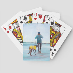 Jeu De Cartes Marcher sur mon chien gris jouer aux cartes