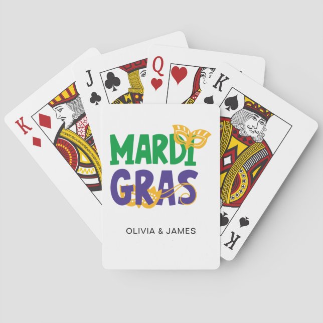 Jeu De Cartes Mardi Gras Classic Playing Cards (dos)