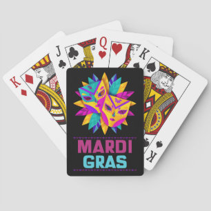 Jeu De Cartes Mardi Gras Masques Jouer Des Cartes