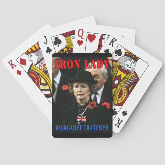 Jeu De Cartes Margaret Thatcher Premier ministre (dos)
