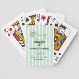 Jeu De Cartes Margs & Matricule Rétro Enterrement de Vie de Jeun