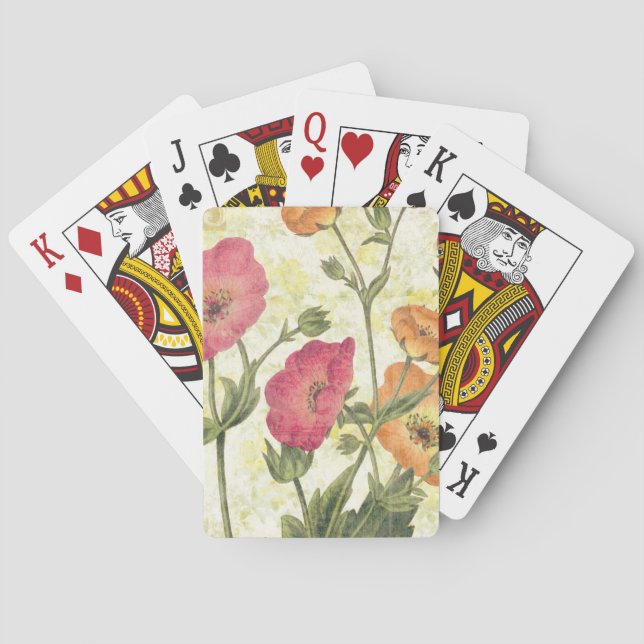 Jeu De Cartes Marguerites colorées (dos)