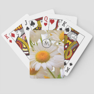 Jeu De Cartes Marguerites Lumineuses Élégantes Personnalisées