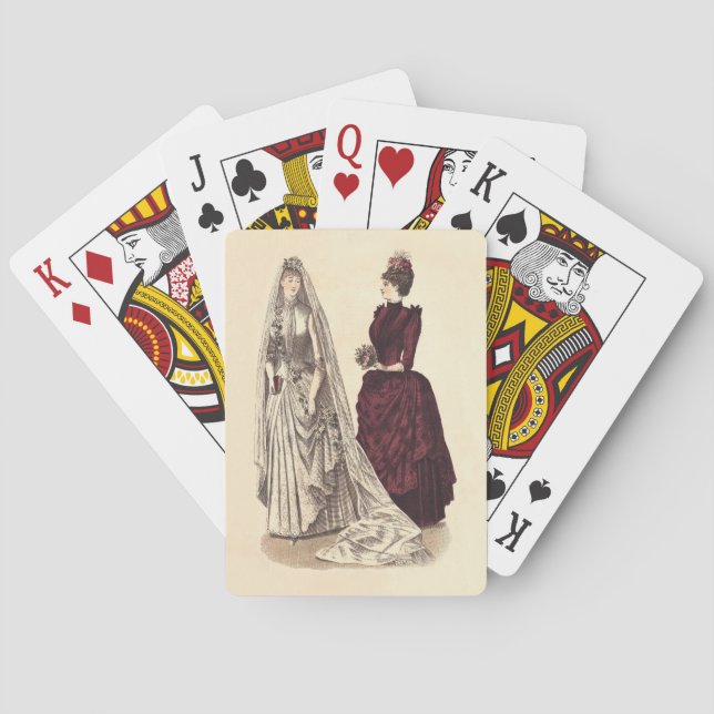 Jeu De Cartes Mariage antique (dos)