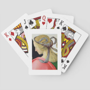 Jeu De Cartes Mariage de la Vierge, détail montrant l'une des