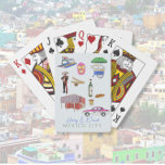 Jeu De Cartes Mariage de Mexico<br><div class="desc">Capturez la beauté et la culture de Mexico City avec ces mariages époustouflants qui jouent aux cartes. Chaque carte présente une aquarelle unique illustrant des lieux et des choses emblématiques de Mexico, des monuments historiques aux scènes de rue animées. Qu'elles servent de faveurs de mariage ou de divertissement lors de...</div>
