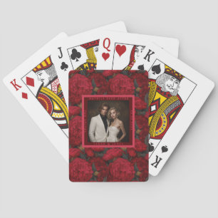 Jeu De Cartes Mariage de printemps inspiré de l'œillet rouge per