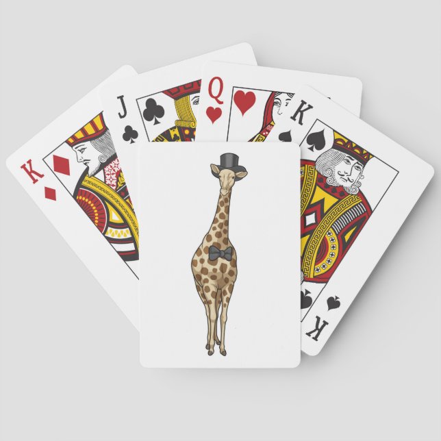 Jeu De Cartes Mariage de ruban Giraffe Groom (dos)