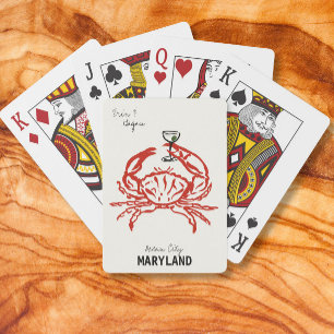 Jeu De Cartes Mariage du crabe du Maryland