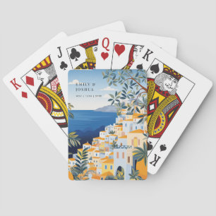 Jeu De Cartes Mariage italien de la côte d'Amalfi