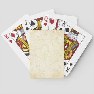 Jeu De Cartes Mariage papier vieilli vintage