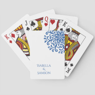 Jeu De Cartes Mariage Whimsical Blue