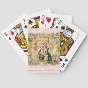 Jeu De Cartes Marie Antoinette Danse Versailles en rose