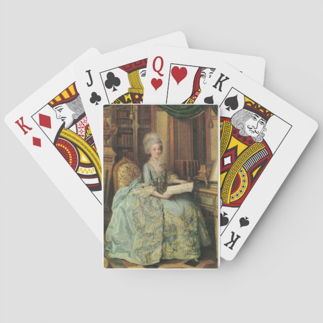 Jeu De Cartes Marie Antoinette Jouer aux cartes (dos)