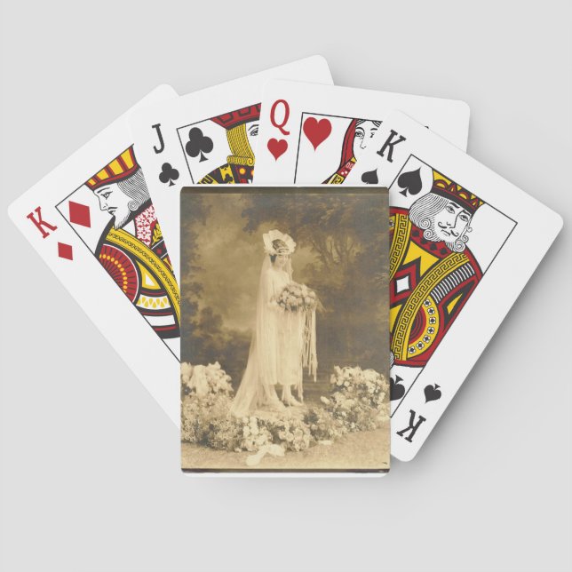 Jeu De Cartes Mariée d'autrefois (dos)