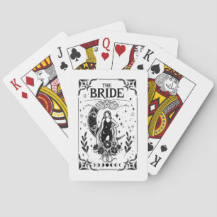 Jeu De Cartes Mariée de Bachelorette Sorcière Coven Mariage Goth
