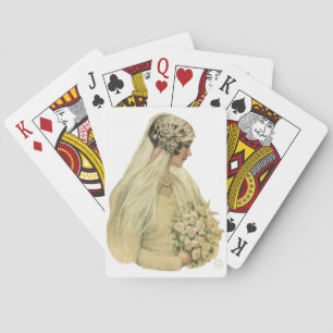 Jeu De Cartes Mariée vintage des années 1920