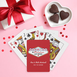 Jeu De Cartes Mariés dans le fabuleux Las Vegas Rouge