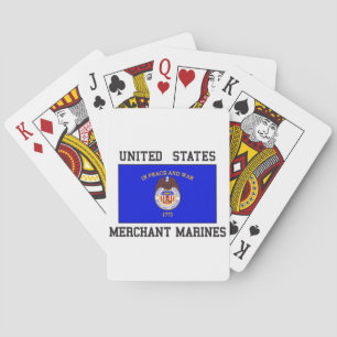 Jeu De Cartes Marine marchande des USA