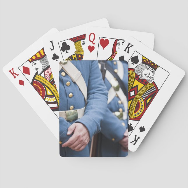 Jeu De Cartes Marines civiles de Guerre-ère des USA, militaires