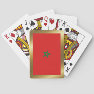 Jeu De Cartes Marocain Drapeau Jouer Cartes