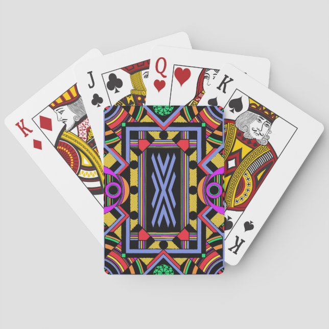 Jeu De Cartes Marque Art déco (dos)